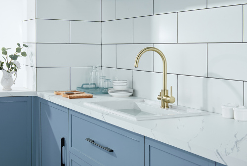 Смеситель для кухни Paulmark ESSEN Es213211-BR на мойку бронза - фото 2